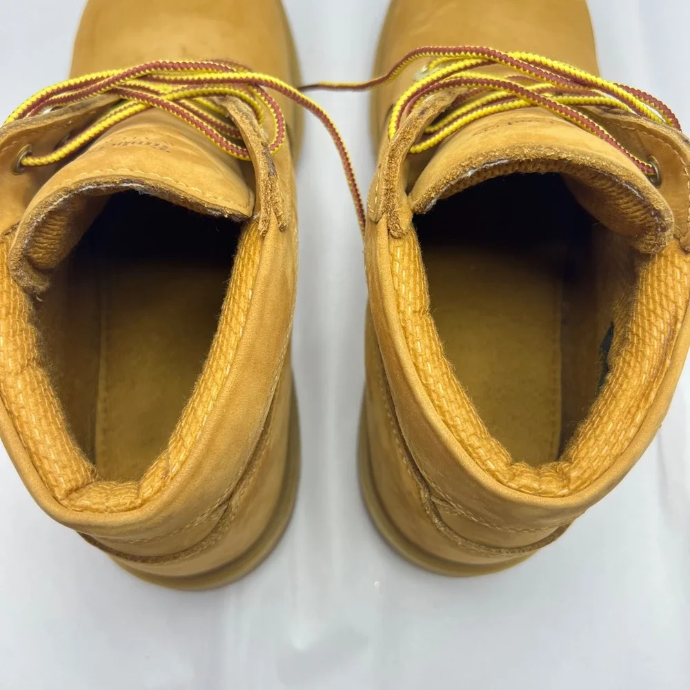 Timberland Wheat Leather Boots Mens 11 Waterproof A4098 Work Outdoor Preppy